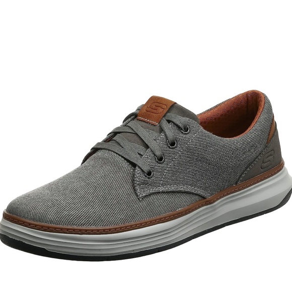 SKECHERS VEGAN Beige/Grey Casual Sneakers- Brand New With Tags - Picture 3 of 6